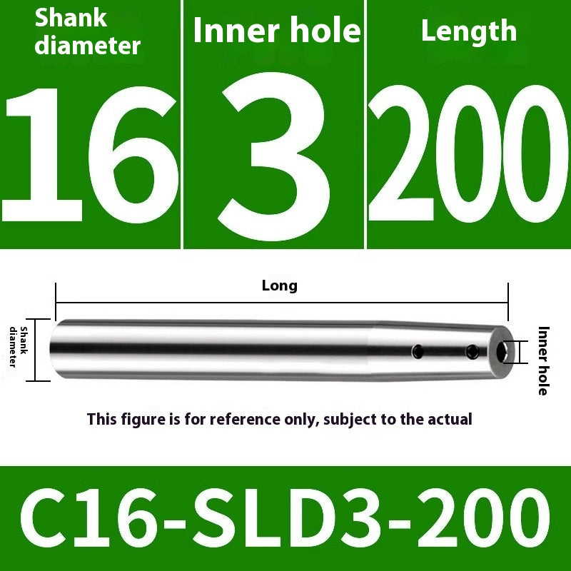 2059-High precision side solid SLD extension rod CNC milling cutter extended rod small diameter straight handle deep cavity avoidance C12C16C20 Shandong Denso Pricision Tools Co.,Ltd.